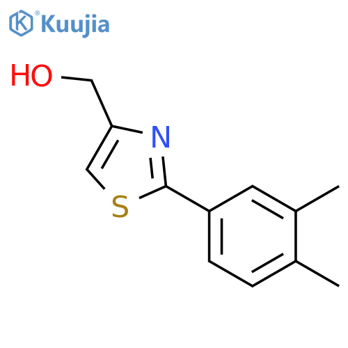 4-Thiazolemethanol,2-(3,4-dimethylphenyl)- structure