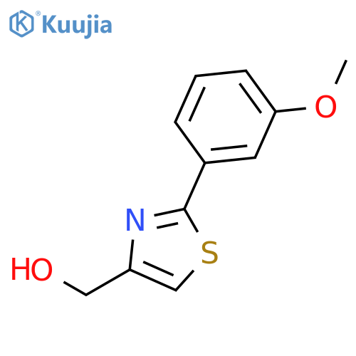 4-Thiazolemethanol,2-(3-methoxyphenyl)- structure