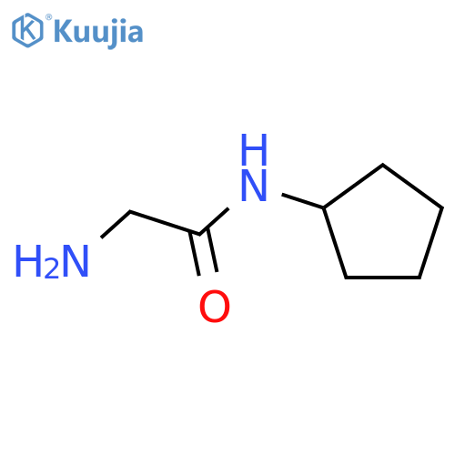 2-Amino-N-cyclopentylacetamide structure
