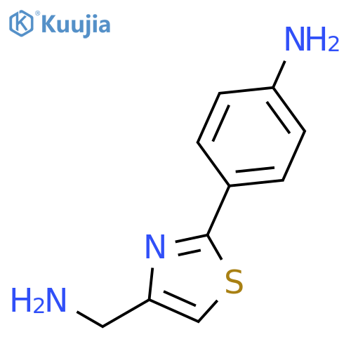 4-Thiazolemethanamine,2-(4-aminophenyl)- structure