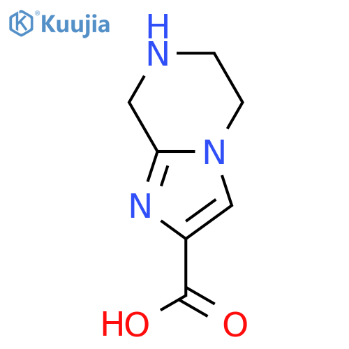 5H,6H,7H,8H-imidazo[1,2-a]pyrazine-2-carboxylic acid structure