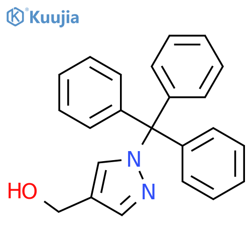 [1-(triphenylmethyl)-1H-pyrazol-4-yl]methanol structure