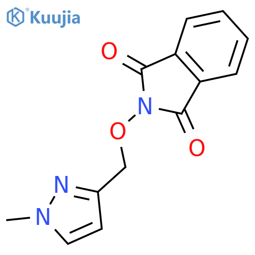 1H-Isoindole-1,3(2H)-dione, 2-[(1-methyl-1H-pyrazol-3-yl)methoxy]- structure