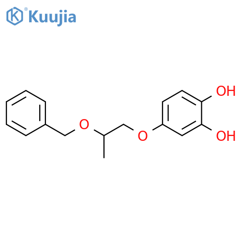 1,2-Benzenediol, 4-[2-(phenylmethoxy)propoxy]- structure