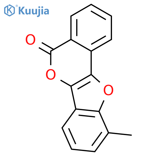 5H-BENZOFURO[3,2-C][2]BENZOPYRAN-5-ONE, 10-METHYL- structure
