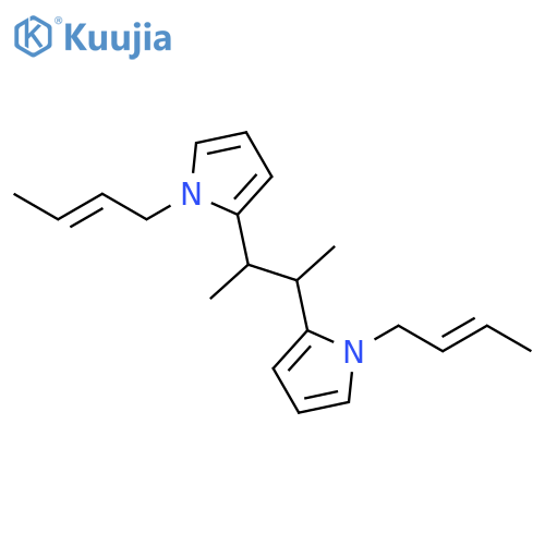 1H-PYRROLE, 2,2'-(1,2-DIMETHYL-1,2-ETHANEDIYL)BIS[1-(2-BUTENYL)- structure