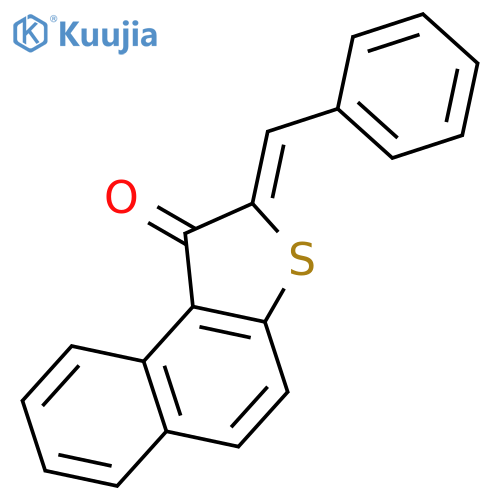 NAPHTHO[2,1-B]THIOPHEN-1(2H)-ONE, 2-(PHENYLMETHYLENE)-, (2Z)- structure