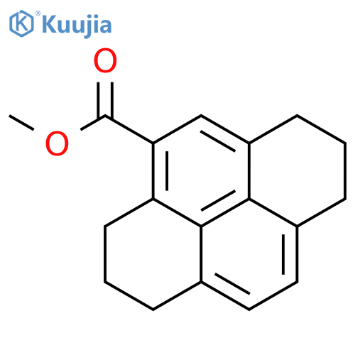 4-Pyrenecarboxylic acid, 1,2,3,6,7,8-hexahydro-, methyl ester structure