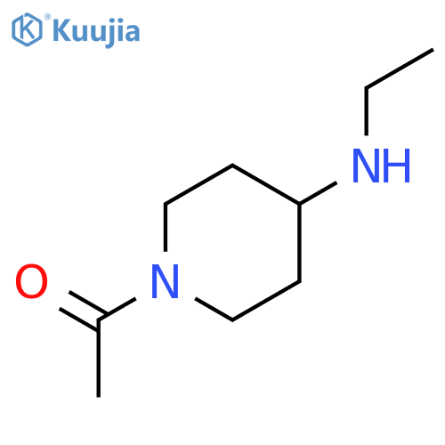 1-(4-(Ethylamino)piperidin-1-yl)ethanone structure