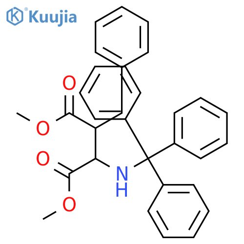 L-Aspartic acid, 3-(phenylmethyl)-N-(triphenylmethyl)-, dimethyl ester structure