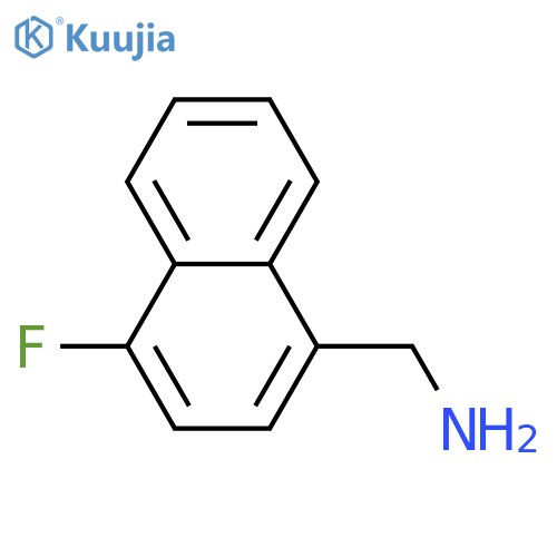 (4-fluoronaphthalen-1-yl)methanamine structure