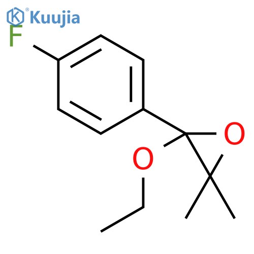 Oxirane, 2-ethoxy-2-(4-fluorophenyl)-3,3-dimethyl- structure
