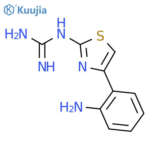 Guanidine, [4-(2-aminophenyl)-2-thiazolyl]- structure