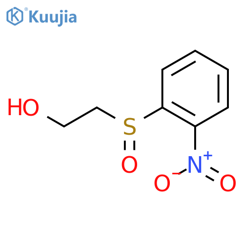 Ethanol, 2-[(2-nitrophenyl)sulfinyl]- structure