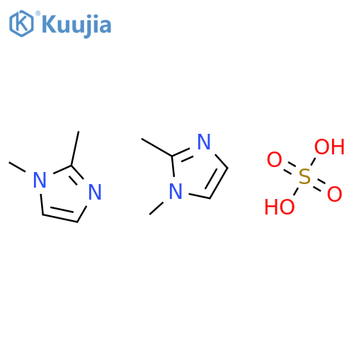 1H-IMIDAZOLE, 1,2-DIMETHYL-, SULFATE (2:1) structure
