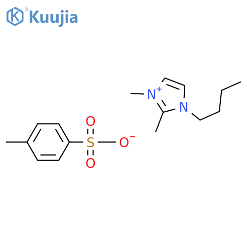 1-n-Butyl-2,3-dimethylimidazolium p-toluenesulfonate structure