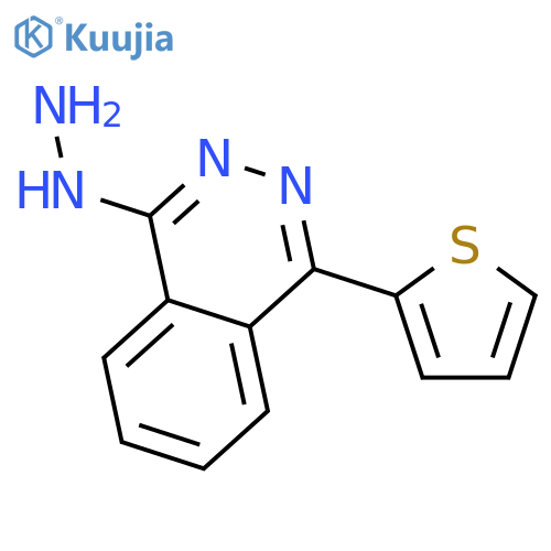 1-hydrazinyl-4-(thiophen-2-yl)phthalazine structure