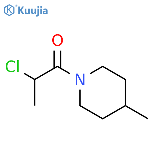 2-chloro-1-(4-methylpiperidin-1-yl)propan-1-one structure