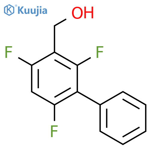 [1,1'-Biphenyl]-3-methanol, 2,4,6-trifluoro- structure