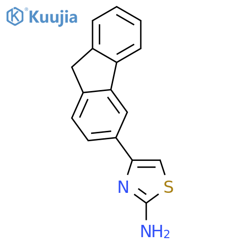 4-(9H-fluoren-3-yl)-1,3-thiazol-2-amine structure