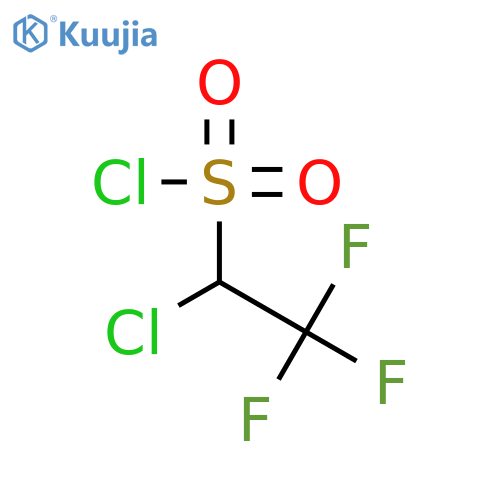 1-chloro-2,2,2-trifluoroethane-1-sulfonyl chloride structure