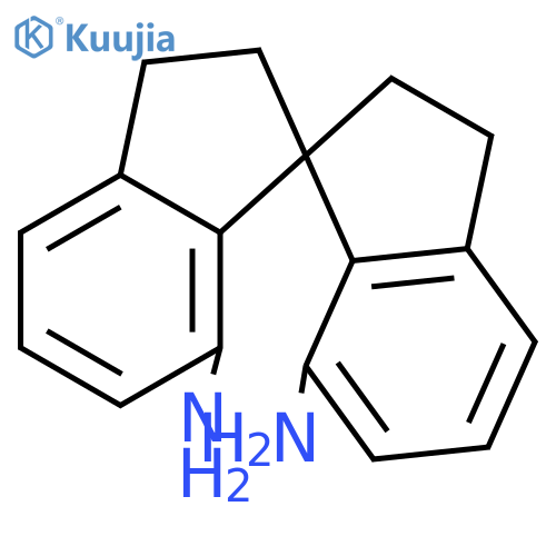 1,1'-Spirobi[1H-indene]-7,7'-diamine,2,2',3,3'-tetrahydro-, (1S)- structure