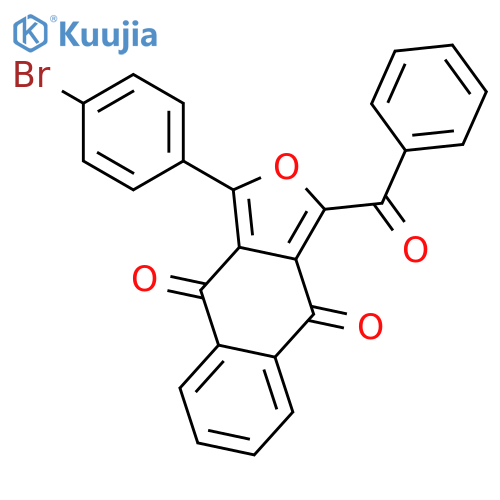 NAPHTHO[2,3-C]FURAN-4,9-DIONE, 1-BENZOYL-3-(4-BROMOPHENYL)- structure
