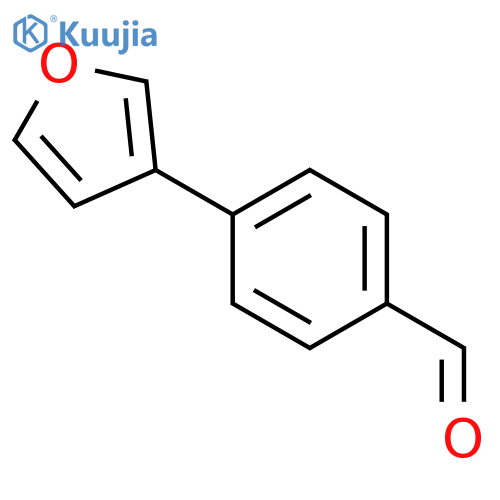 4-(furan-3-yl)benzaldehyde structure