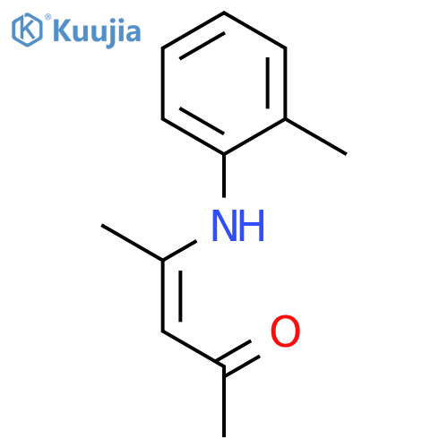 3-PENTEN-2-ONE, 4-[(2-METHYLPHENYL)AMINO]-, (3Z)- structure