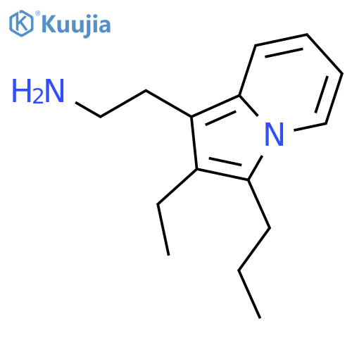 1-Indolizineethanamine, 2-ethyl-3-propyl- structure