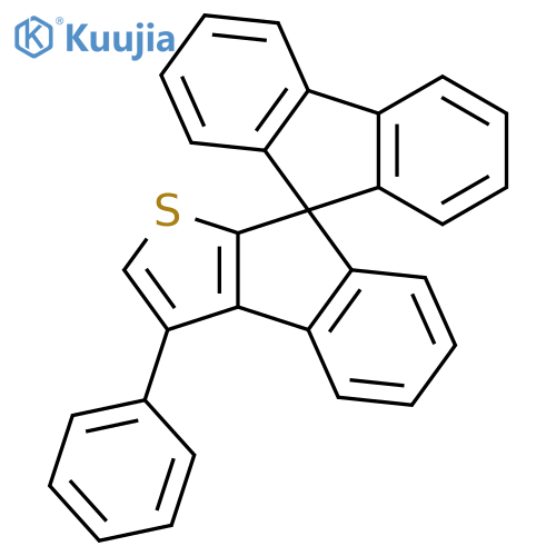 SPIRO[9H-FLUORENE-9,8'-[8H]INDENO[2,1-B]THIOPHENE], 3'-PHENYL- structure