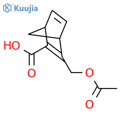 Bicyclo[2.2.1]hepta-2,5-diene-2-carboxylic acid, 3-[(acetyloxy)methyl]- structure