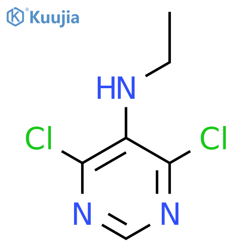 5-PYRIMIDINAMINE, 4,6-DICHLORO-N-ETHYL- structure