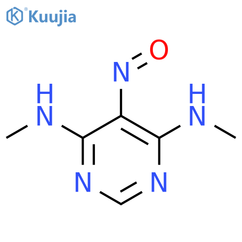 4,6-Pyrimidinediamine, N,N'-dimethyl-5-nitroso- structure