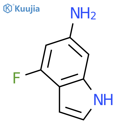 4-Fluoro-1H-indol-6-amine structure