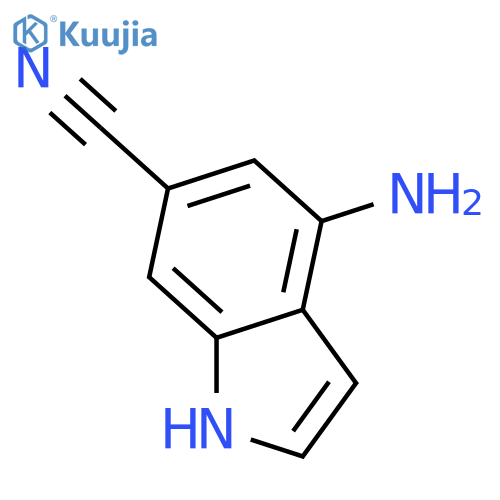 4-Amino-1H-indole-6-carbonitrile structure