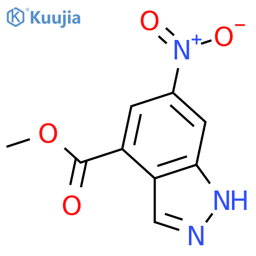 Methyl 6-nitro-1H-indazole-4-carboxylate structure