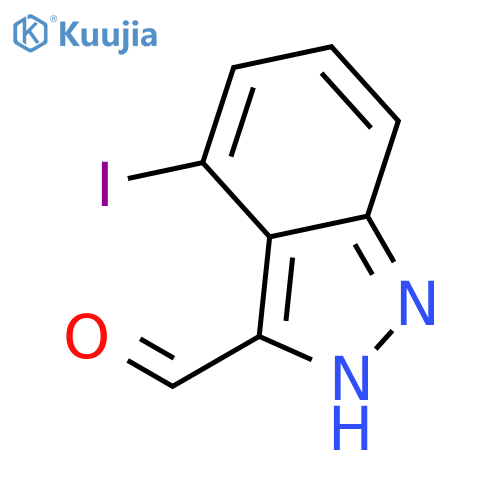 4-iodo-2h-indazole-3-carbaldehyde structure