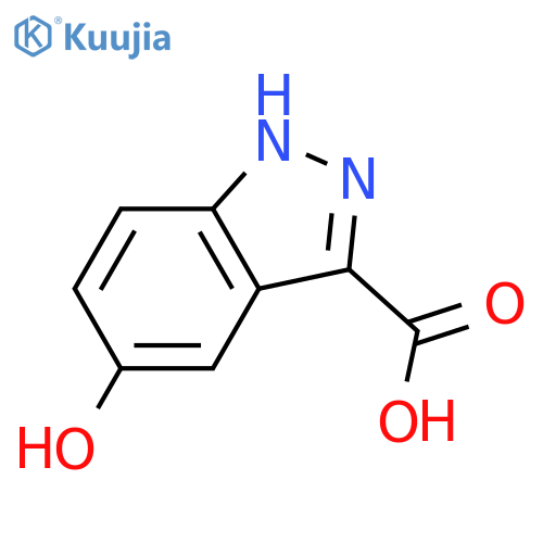 5-Hydroxy-1H-indazole-3-carboxylic acid structure