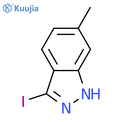 3-Iodo-6-methyl-1H-indazole structure