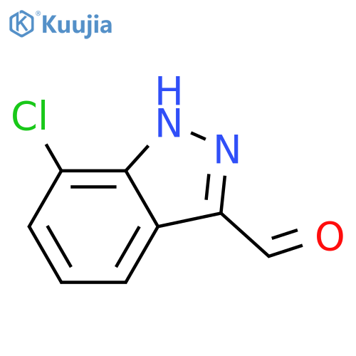 7-Chloro-1H-indazole-3-carbaldehyde structure