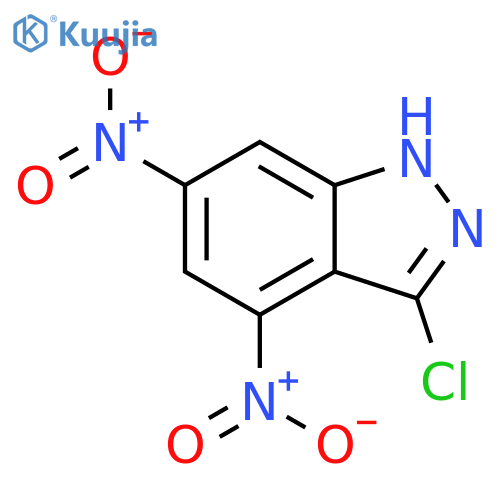 3-Chloro-4,6-dinitro (1H)indazole structure