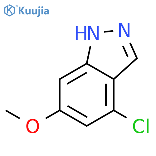 4-Chloro-6-methoxy-1H-indazole structure