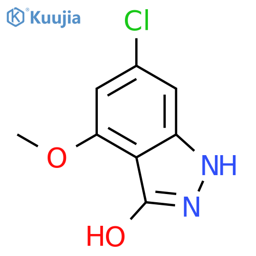 6-Chloro-3-hydroxy-4-methoxyindazole structure