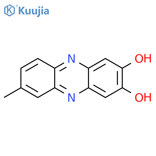 2,3-Phenazinediol, 7-methyl- structure