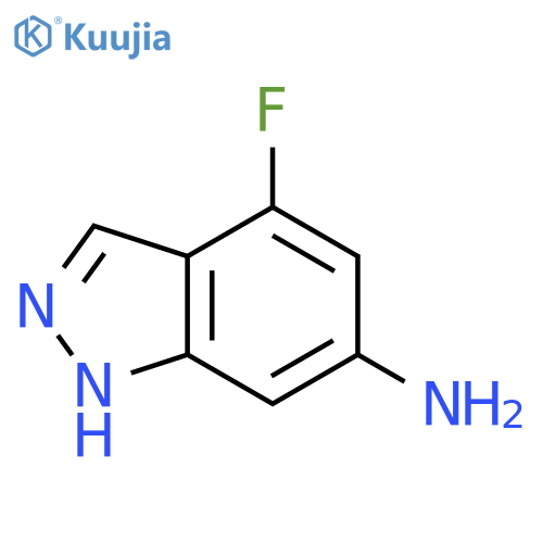 4-Fluoro-1H-indazol-6-amine structure