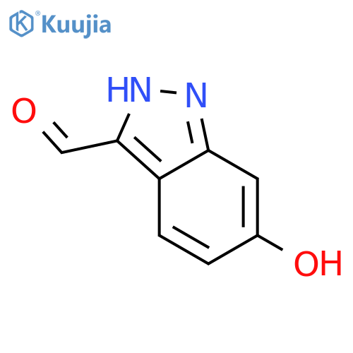 6-Hydroxy-1H-indazole-3-carboxaldehyde structure