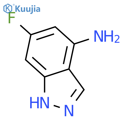 6-Fluoro-1H-indazol-4-amine structure