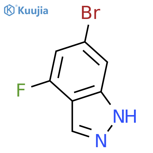 6-Bromo-4-fluoro-1H-indazole structure