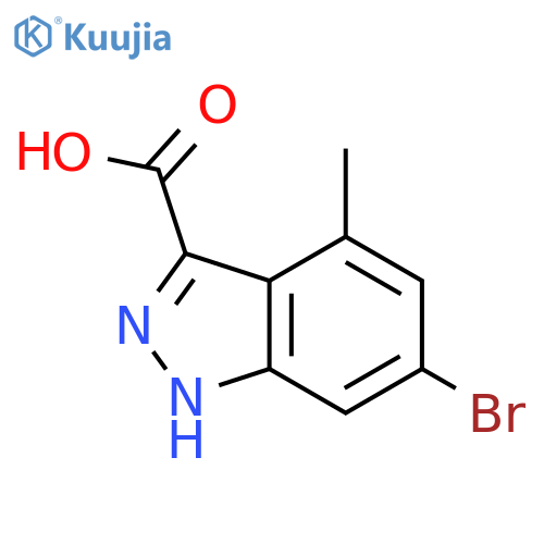 6-Bromo-4-Methyl-3-(1h)Indazole Carboxylic Acid structure